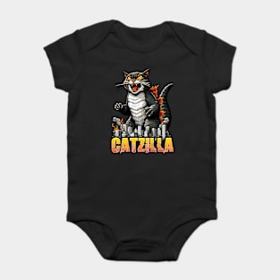 Catzilla S01 D15 Baby Bodysuit